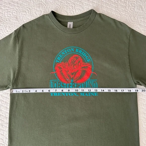 Maine Trenton Bridge Lobster Pound Graphic T-Shirt Tee Medium 🦞 - Picture 5 of 10